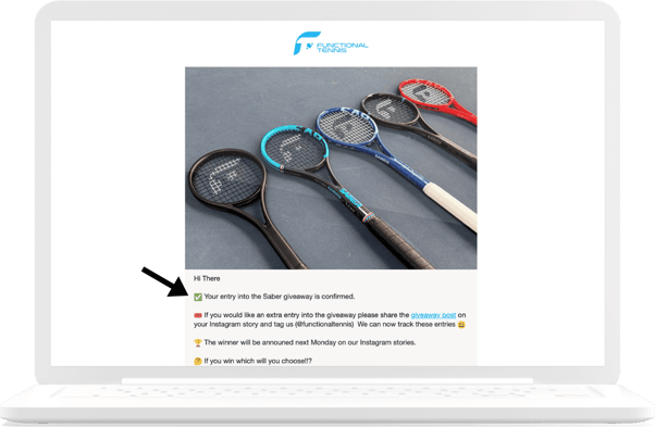 Functional Tennis Klaviyo Email