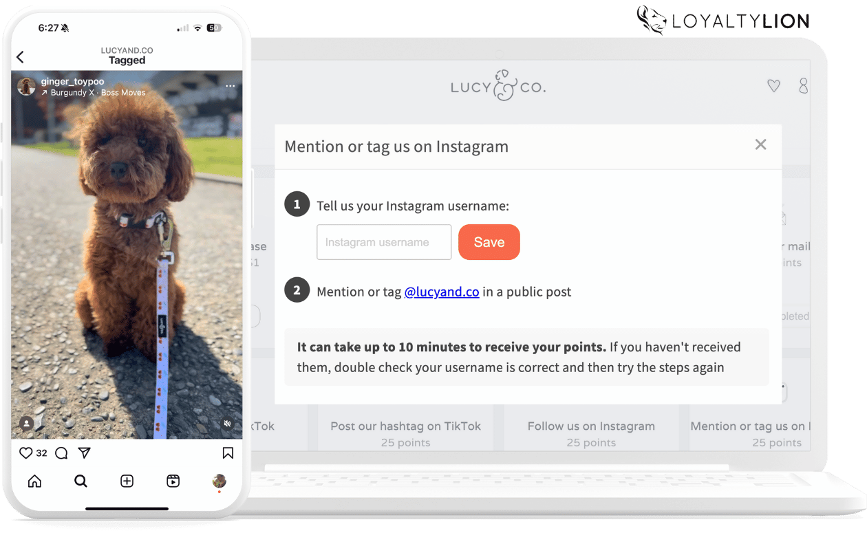 Gatsby LoyaltyLion Instagram Mention UGC Gatsby LoyaltyLion Instagram Mention UGC